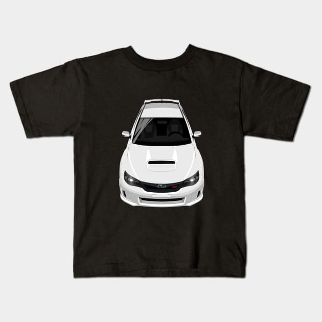 Impreza WRX STI 2008-2014 - White Kids T-Shirt by jdmart